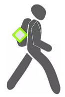 Светоотражающий элемент прямоугольник Огонек-2 БК-1004