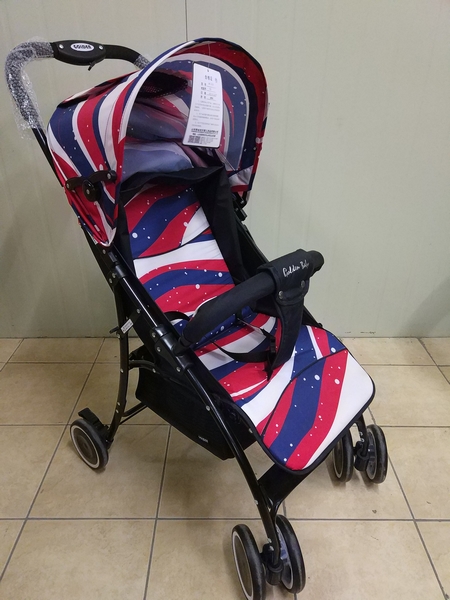 Коляска прогулочная GB X1 синий (с чехлом на ноги)