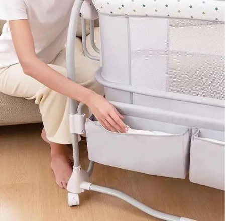 Колыбель Luxmom 08601 Светло-серый