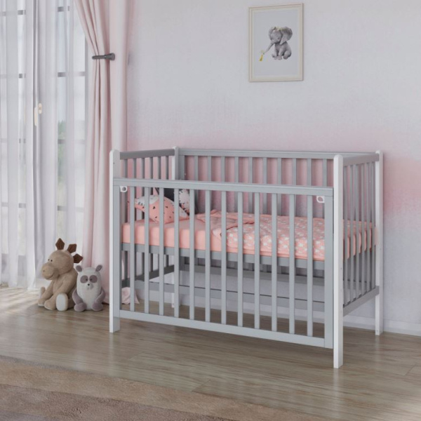 Кровать Incanto Astra маятник, цвет Серый/Белый