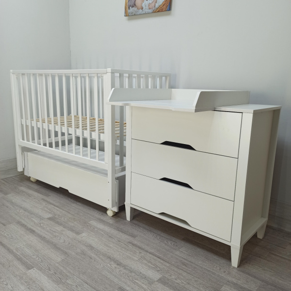 Комод Incanto Hollie 800/3 Белый Снежный