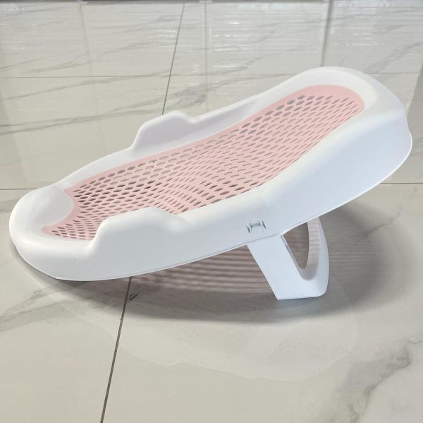 Горка для купания силиконовая. Розовая