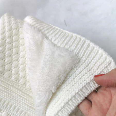 Плед утепленный Ромб, Мятный