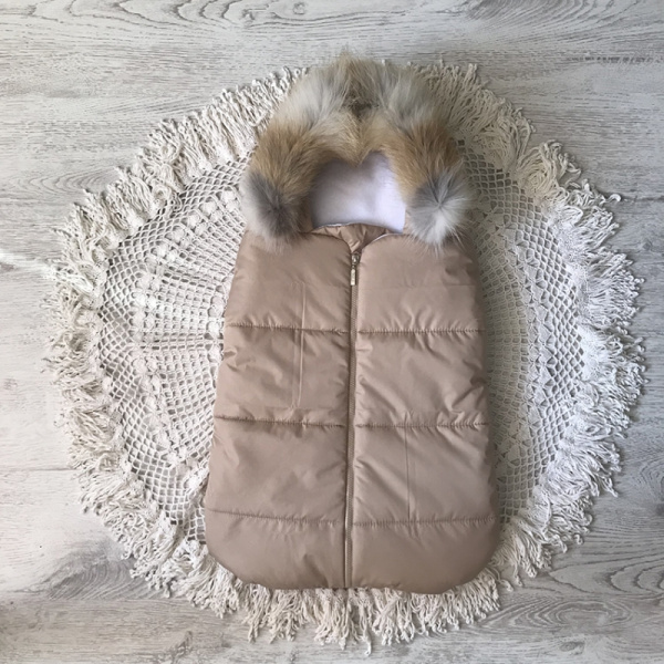 Конверт Монклер Капучино Альполюкс Опушка (62), арт 987