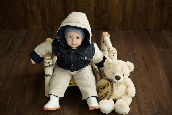 Комбинезон ЗИМА с жилеткой, трансформер,р-р74 молочный/синий Зима, Арт.899,1