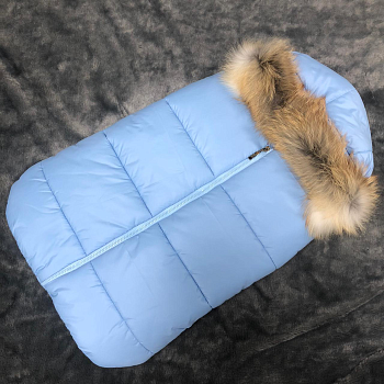 Конверт Монклер Голубой Альполюкс Опушка (62), арт 987