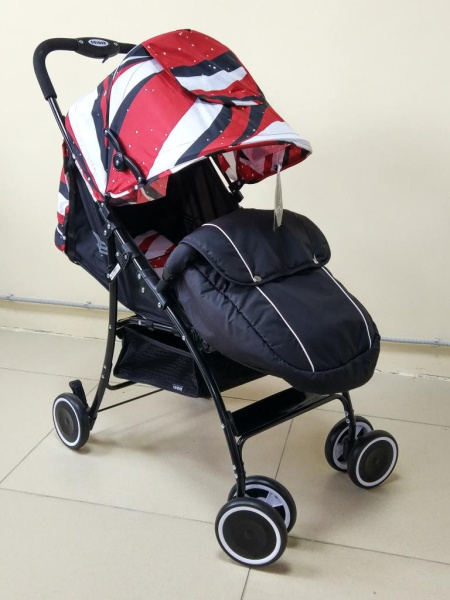 Коляска прогулочная GB X1 красный (с чехлом на ноги)