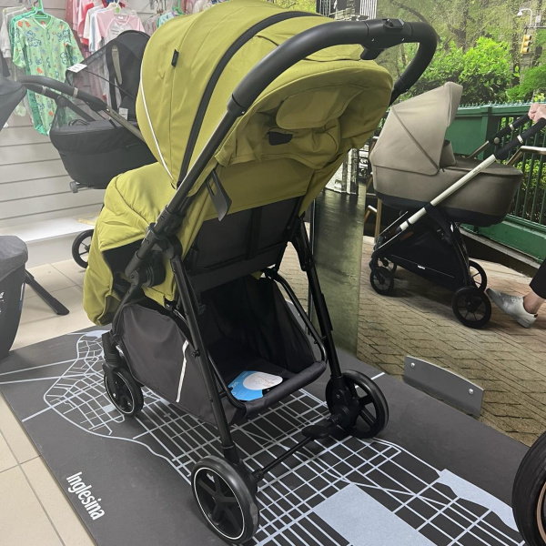 Коляска с перекидной ручкой Luxmom 3102 Хаки