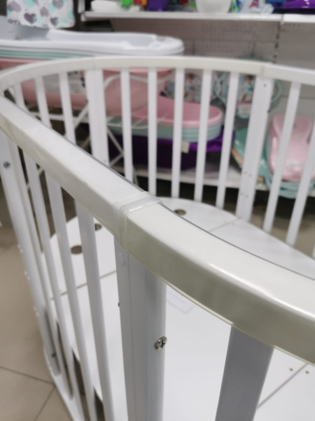 Кровать круг-овал Melissa Белая