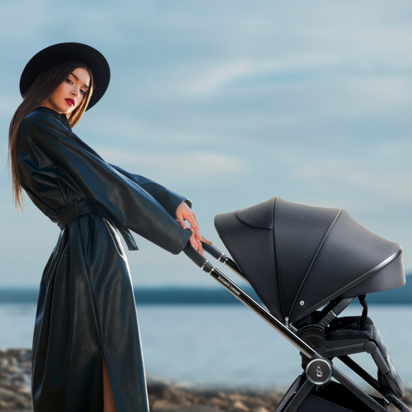 Коляска 2в1 SBL Elegante Chrome Black