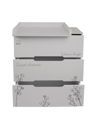 Пеленальный комод Sweet Baby Arte кашемир/хлопок