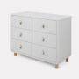 Комод RANT DORMA, 6 ящиков, Beige