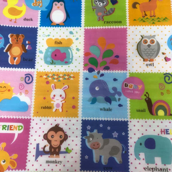 Коврик детский рулонный 180*150 см Алфавит/Алфавит 18204