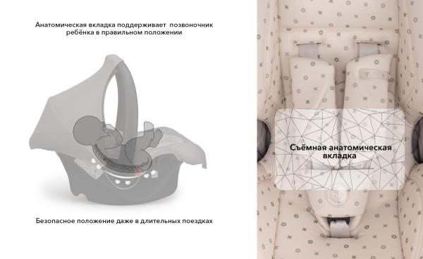 Автолюлька Happy Baby Skyler V2 Steel Grey