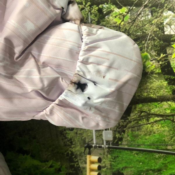 Комбинезон Трансформер Зимний, Белый медведь, Сиреневый 56-74