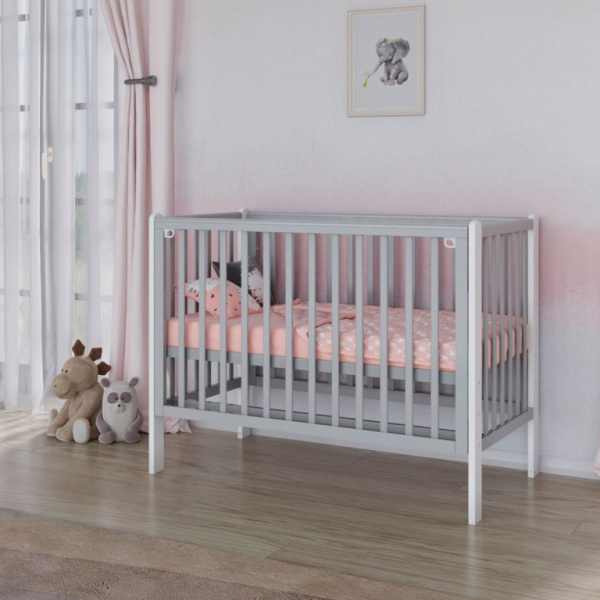 Кровать Incanto Astra маятник, цвет Серый/Белый