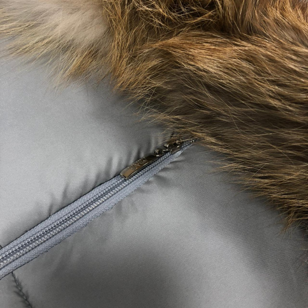 Конверт Монклер Светло-Серый Альполюкс Опушка (62), арт 987