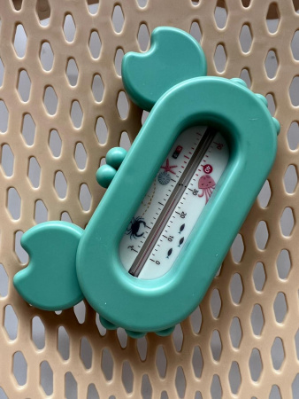 Термометр для воды Крабик Зеленый