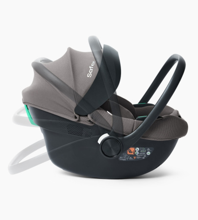 Автолюлька Happy Baby Safer (dark grey)