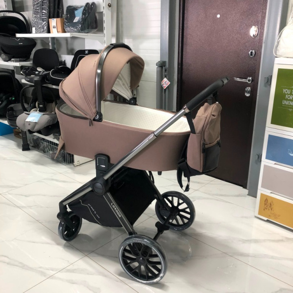 Коляска 3в1 Luxmom 888X Коричневый