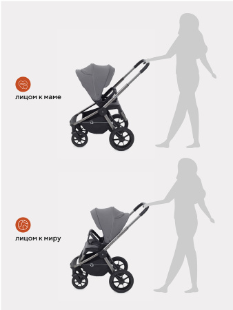 Коляска 2в1 Rant Flex Pro Grey