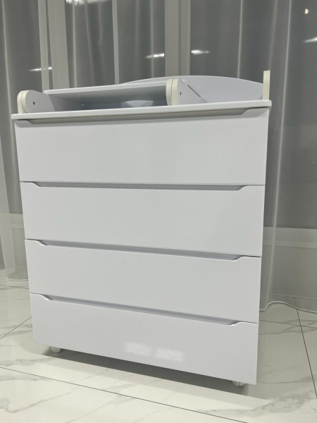 Комод Galaxy 80/4 Белый глянец