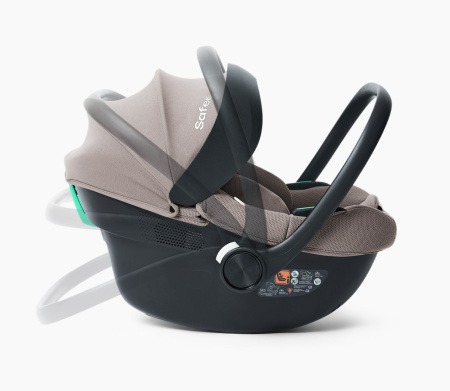 Автолюлька Happy Baby Safer (beige grey)