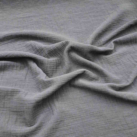 Муслиновая пеленка 120*120, темно-серый