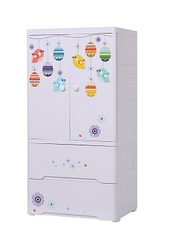 Комод пластиковый Игрушки, ящики и вешала SG06A35