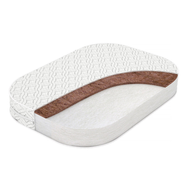 Матрас для кроватки Nuvola Монис Стиль Холкон-Кокос Стандарт  85х60х12 см