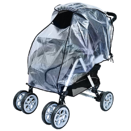 Дождевик на прогулочную коляску из пленки ПВХ