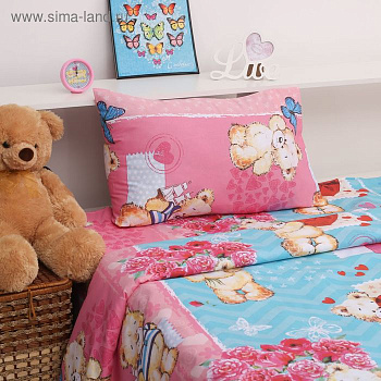 Комплект постельного белья 1,5 сп Эстелька "Плюшевые мишки"