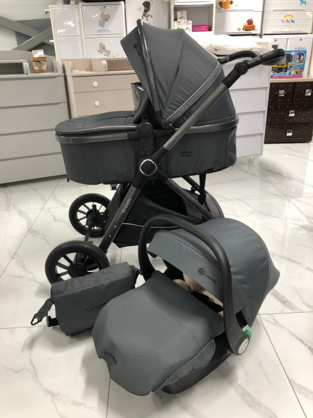 Mодульный трансформер 3в1 Luxmom A4 Серый