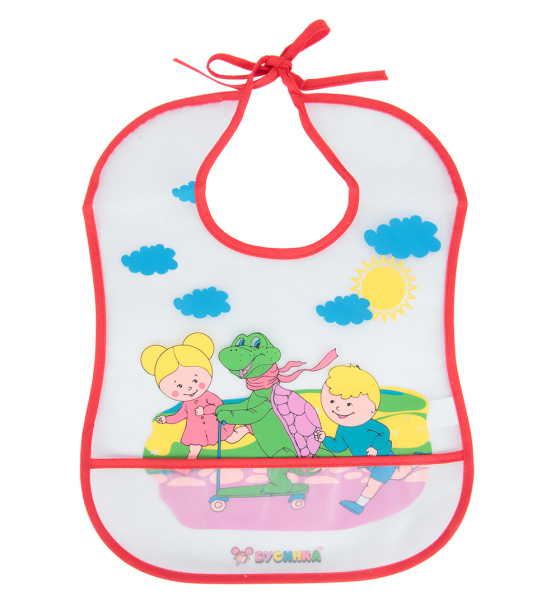 Нагрудник Бусинка на лямках 36*28см 1046Б