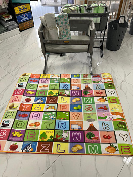 Коврик детский рулонный 180*150 см Алфавит/Алфавит 18204