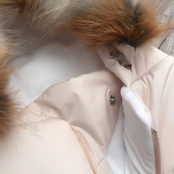 Конверт Монклер Молочный Альполюкс Опушка (62), арт 987