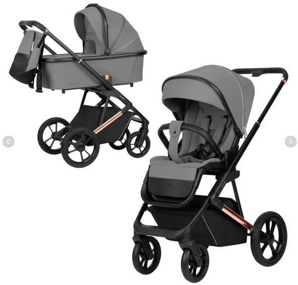 Коляска 2в1 Carrello Sigma Fog Grey