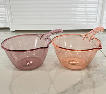 Ковш для купания, прозрачный, скошенный