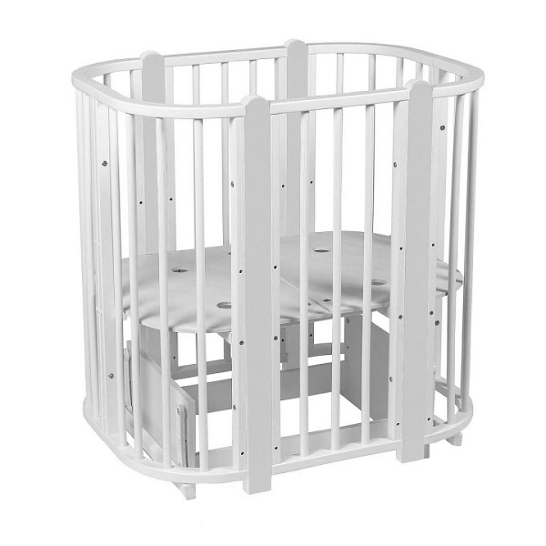 Кровать детская + маятник 5/1 Asti Белый-Белый