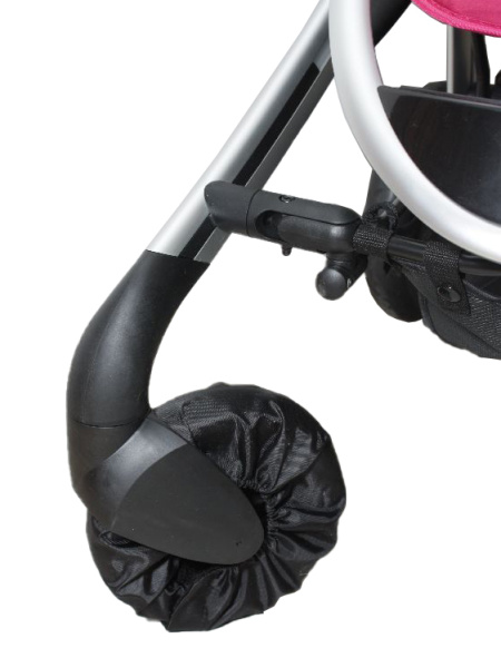 Чехлы на колеса прогулочной коляски, диаметр колес до 12 см