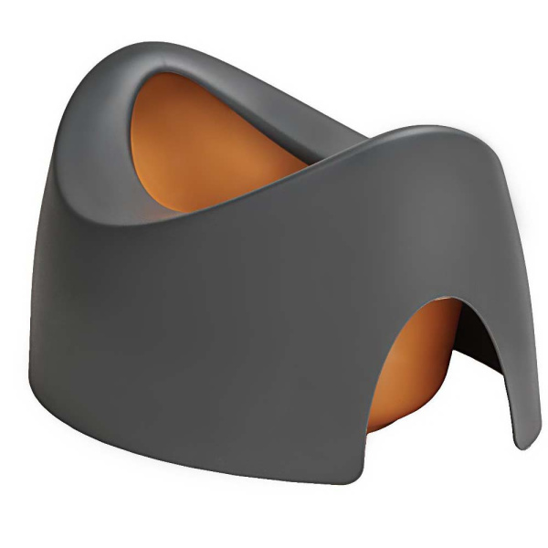 Горшок детский Teggi Графитовый/Горчичный