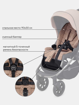 Коляска 3в1 Rant Flex Pro Beige