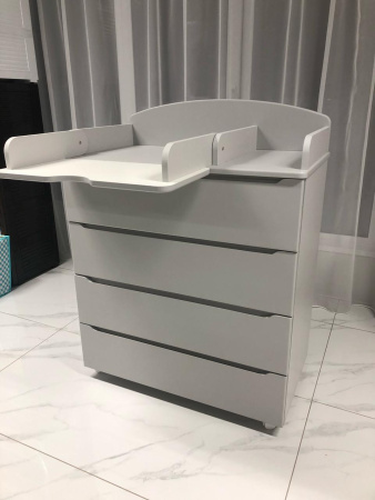 Комод Galaxy 80/4 Серый матовый