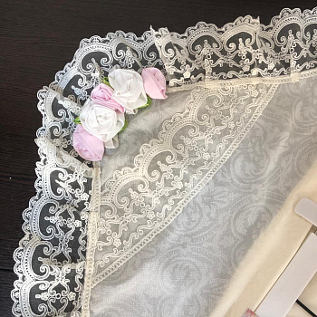 Улогок на выписку с цветами, розовый