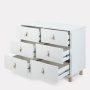 Комод RANT DORMA, 6 ящиков, White
