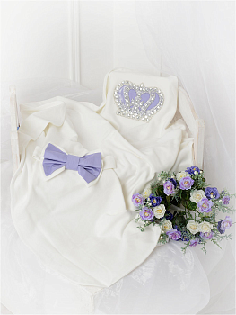 Плед на выписку Портофино Лавандовый