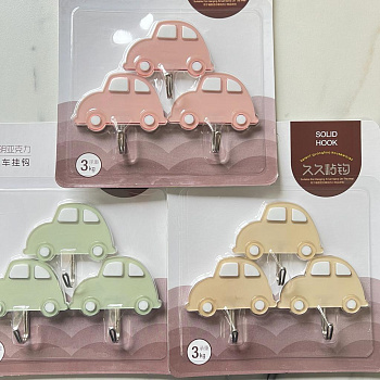 Крючки интерьерные (уп.3 шт) Машинки