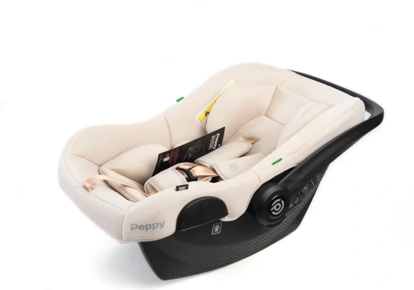 Автолюлька Peppy Rise (carbon) 40-87 см (milk)