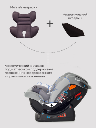 Автокресло Rant Matrix (Grey) (0-36 кг)