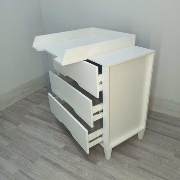 Комод Incanto Hollie 800/3 Белый Снежный